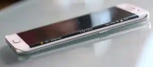 Samsung Galaxy 6 Edge gebogenes Glas
