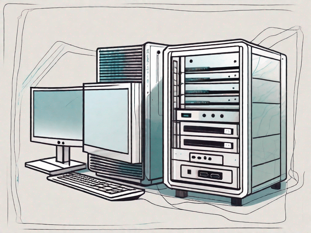 A thin client computer system connected to a centralized server