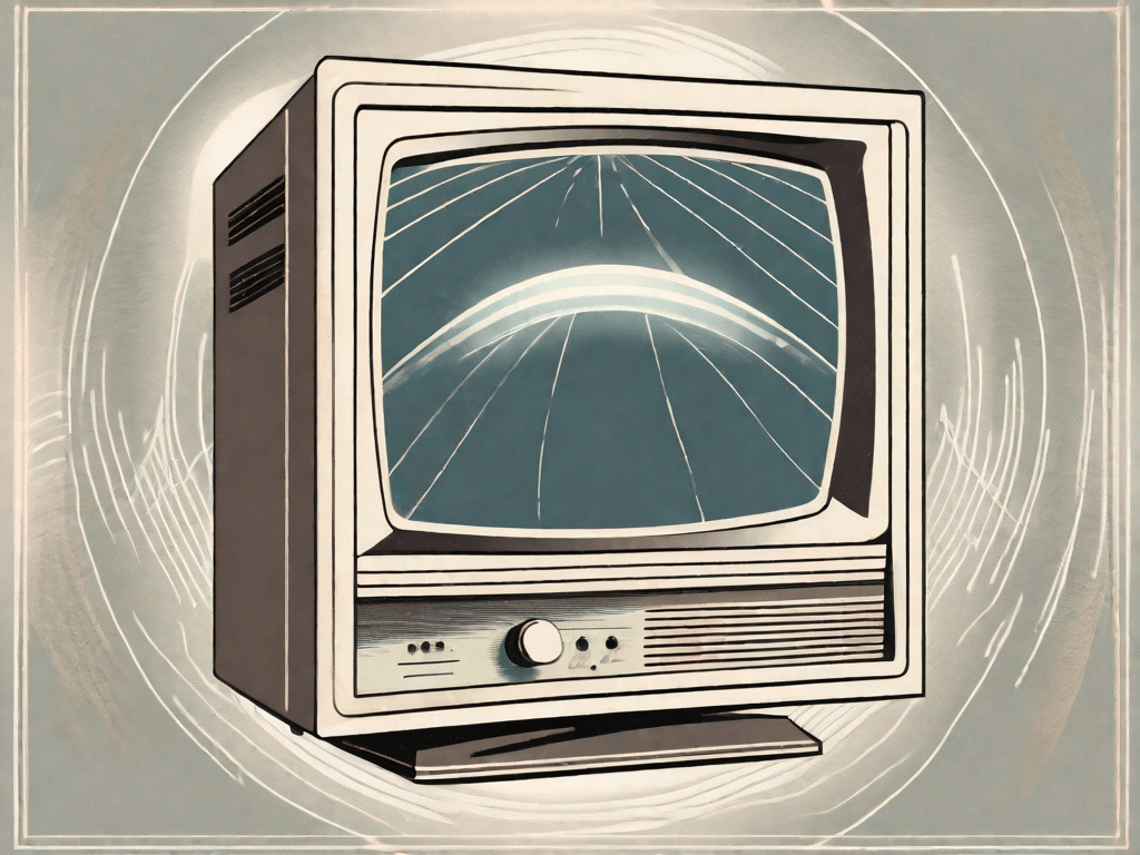 A vintage trinitron monitor showcasing its distinctive features