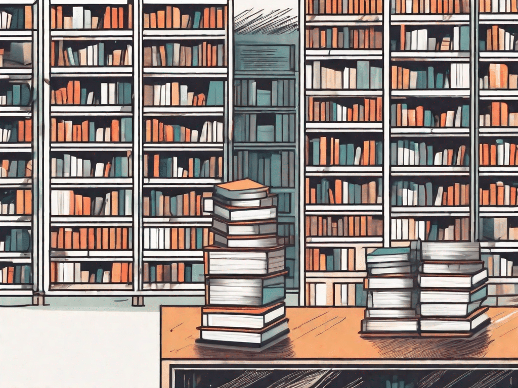 A library filled with books