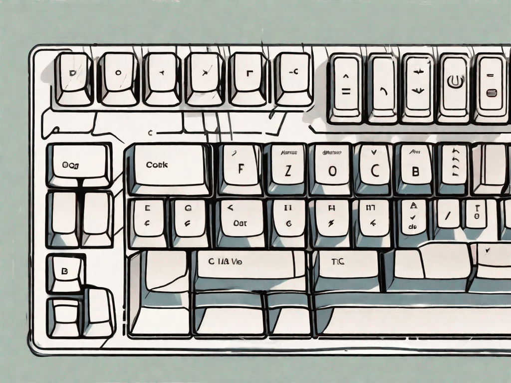 A dvorak keyboard layout with highlighted keys to indicate the alternative typing system