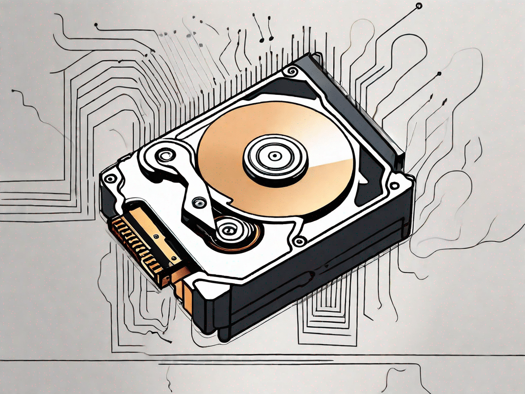 A computer hard drive with various digital files like music