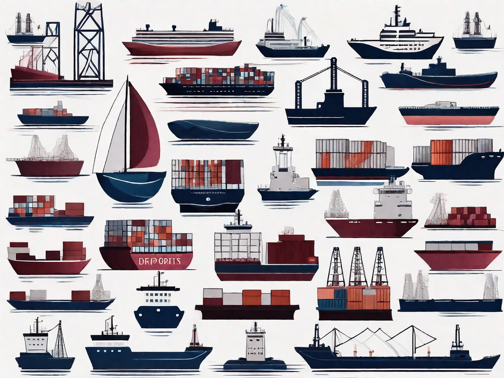 Various types of ports such as sea ports
