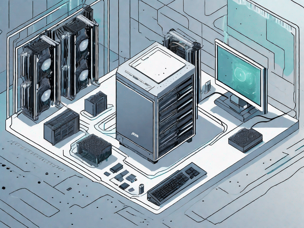 A computer system in a frosty