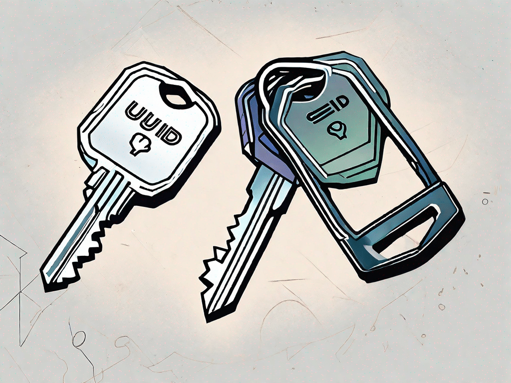 Two distinct yet similar digital keys