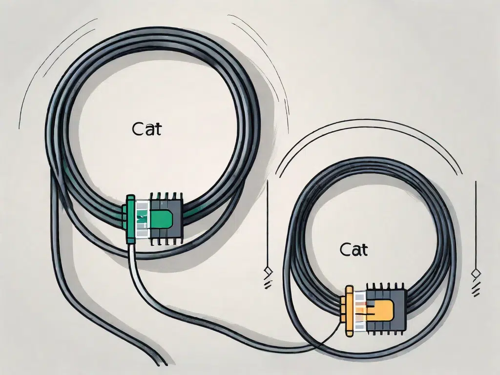 Two ethernet cables