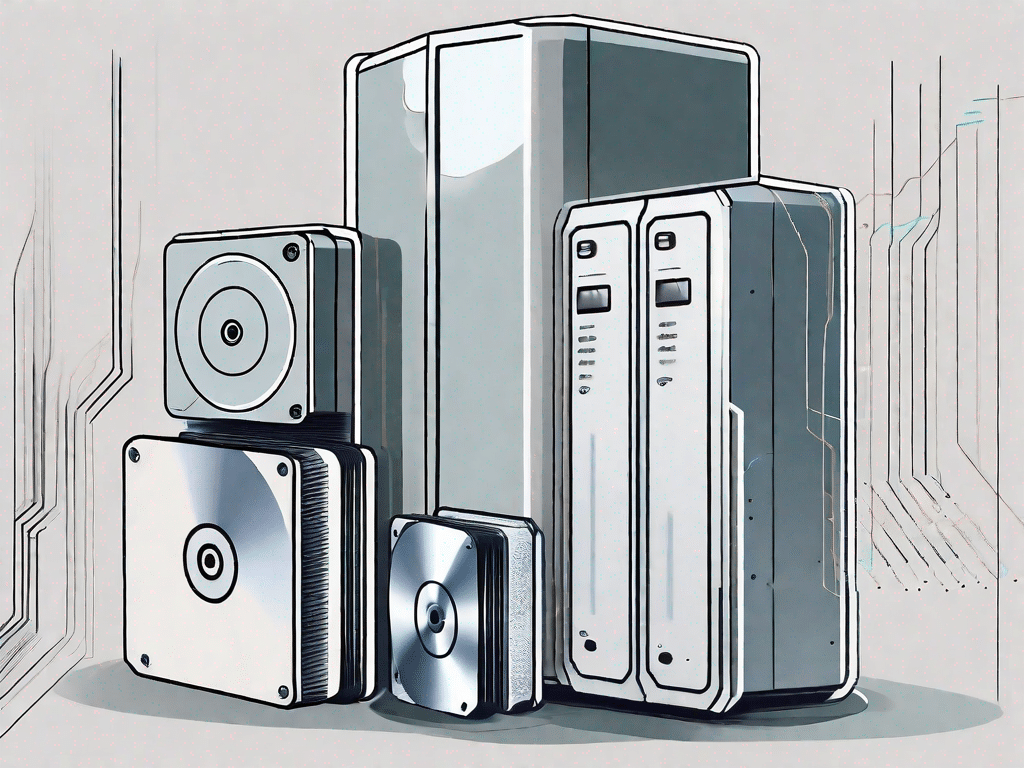 Various types of secondary storage devices like hard disks